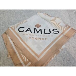 New Camus Promo Scarf New Cognac Brown Beige Opened For Photos
